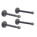 1/2 in. x 12 in. Shelf Bracket Kit, 4 Pack