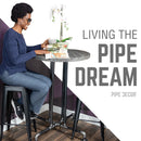 Black Jack Bar Height Pipe Table Legs