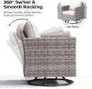 Modern Modular Outdoor Wicker Sectional Sofa Set