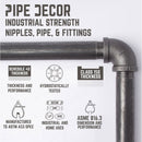 2 -Tier Wall Mounted Shelf By PIPE DECOR