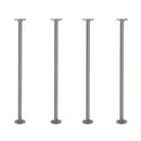 ¾ in. x 30 in. Round Flange Pipe Table Legs - 4 Pack