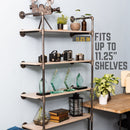 4 -Tier Floor Mounted Shelf By PIPE DECOR