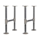 3/4 in. H Round Flange Pipe Kit for Coffee Table/Bench Legs