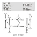 Turnpike End Table By PIPE DECOR
