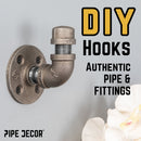 90 Degree Elbow Wall Hook Kit (2 Pack)