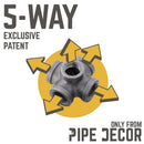 Paper Towel Holder By PIPE DECOR