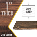 RESTORE Trail Brown 36 in. Wood Shelf (Wood Only)
