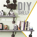 RESTORE Riverstone Grey 36 in. Wood Shelf (Wood Only)