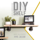 RESTORE Driftwood Tan 24 in. Wood Shelf (Wood Only)