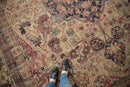 11.5x19.5 Antique Kermanshah Carpet