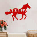 Running Horse Name Sign