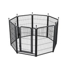 Dog Playpen 8 Panels 40' Height Heavy Duty Dog Fence Puppy Pen for Large Medium Small Dogs Indoor Outdoor Foldable Pet Exercise Pen