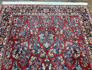 Karastan Rug 5.9 x 9 Red Sarouk