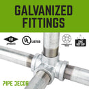 1/2 in. Galvanized 5-Way Fitting