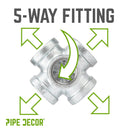 3/4 in. Galvanized 5-Way Fitting