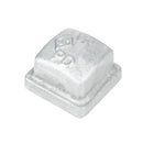 1/2 in. Galvanized Square Cap