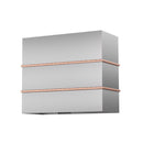 Akicon 36" Stainless Steel Wall Mount Range Hood with 600 CFM Vent Hood - AK-HS36HC-BS