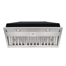 36" Range Hood Insert, Stainless Steel Kitchen Vent Hood with Dimmable LED Lights, 600CFM - NX-E90-36