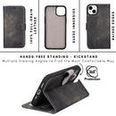 Casper iPhone 14 Series Detachable Leather Wallet Case
