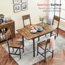 Folding Dining Table Drop Leaf Extendable Brown For Small Spaces Seats 2 To 4
