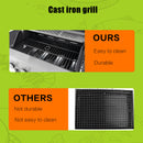 Propane Grill 4 Burner Barbecue Grill Stainless Steel Gas Grill with Side Burner, 46,500 BTU Outdoor Cooking, Patio, Garden Barbecue Grill, Black and Silver
