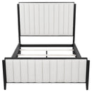 Brookmead 60-inch Upholstered Queen Bed Black