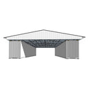 [36X40FT] Alora Heavy-Duty Weather-Resistant Galvanized Steel Container Roof Kit [No Containers] (SAK37491)