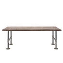 RESTORE Trail Brown Solid Live Edge Wood Accent Bench