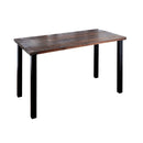 Skyline Trail Brown Solid Wood Desk with 28 in. High-Rise Legs