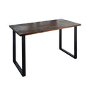 Skyline Trail Brown Solid Wood Desk with 28 in. Landscape Legs