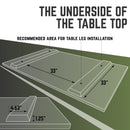 RESTORE Riverstone Grey Solid Wood Dining Table