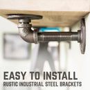 RESTORE Driftwood Tan 36 in. Shelves with L-Shaped Brackets