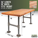 RESTORE Sunset Cedar Solid Wood Coffee Table