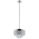 Cinderella Crystal Round Chandelier Pendant // Chrome