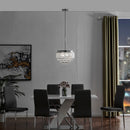 Cinderella Crystal Round Chandelier Pendant // Chrome