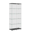Display Cabinet With Shelf Double Doors And Lock
