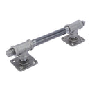 1/2 in. Tee Barn Door Handle, Mini-Square Flange – 10.75 in. L