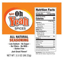 SALE CLOSE DATED | Spicy Oh Yeah Plus Seasoning | 3.5 oz | Oh Yeah Spices