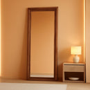Rustic Farmhouse Full Length Mirror 64x21 Inch Wood Frame