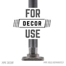 1/2 in. Black Micro Mini Square Flange (8-Pack)