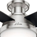 Fan Dempsey 44 Inch Brushed Nickel Ceiling Fan With LED