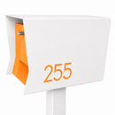 Retrobox-2.0,  in ARCTIC WHITE - Modern Mailbox