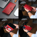 Casper Leather iPhone 15 Pro Wallet Case | Detachable MagSafe Compatible RFID Protection