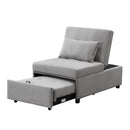 Folding Ottoman Sofa Bed - Gray