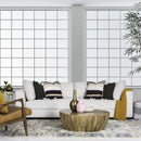 Capri Fabric Sofa Bright Ash Down Pillows Modern Living