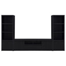 Winfield 3-piece Entertainment Center 78-inch TV Stand Black