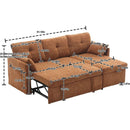 Modular Sectional Sofa L Shaped Modular Couch with Reversible Chaise Modular Sofa Sectional Couch with Storage Seats