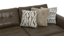 Siena - 4 Piece Modular Sectional With Cuddler Seat Cushions And Included Accent Pillows - Chocolate