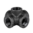 1/2 in. Prefinished Matte Black 5-Way Fitting