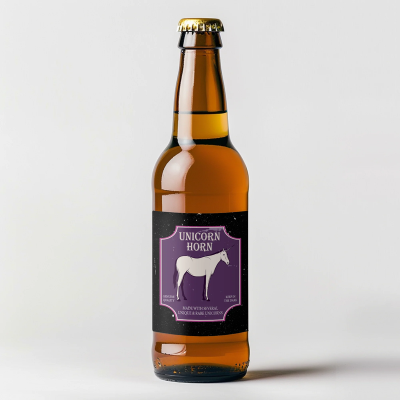 Unicorn Beer Label